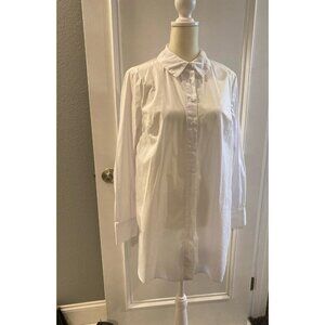 Jones New York White Long Sleeve Top Size Medium